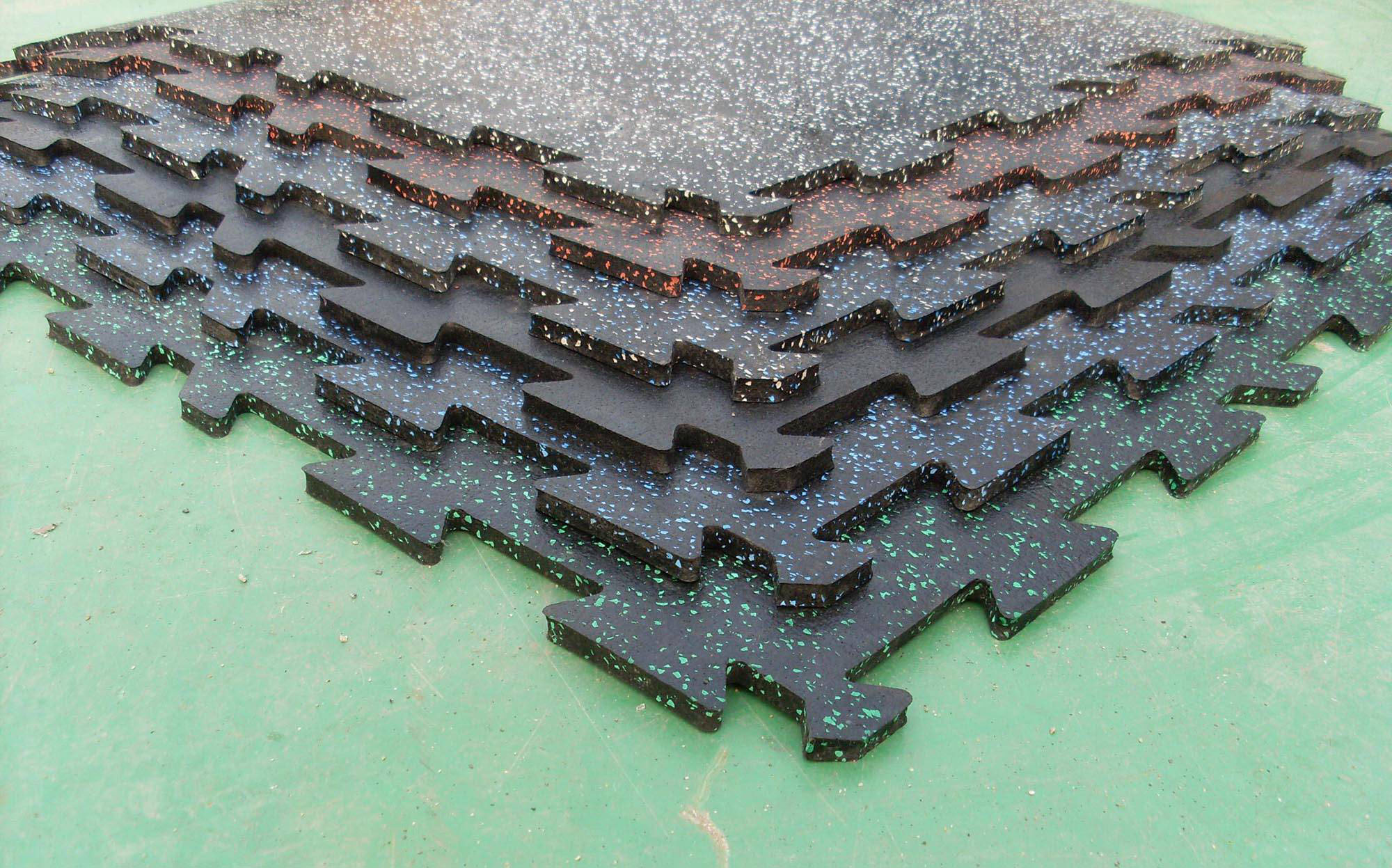 Rubber tiles